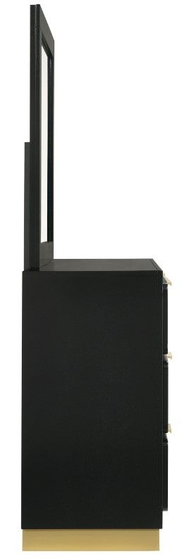 Coaster® Caraway Black Dresser and Mirror-2