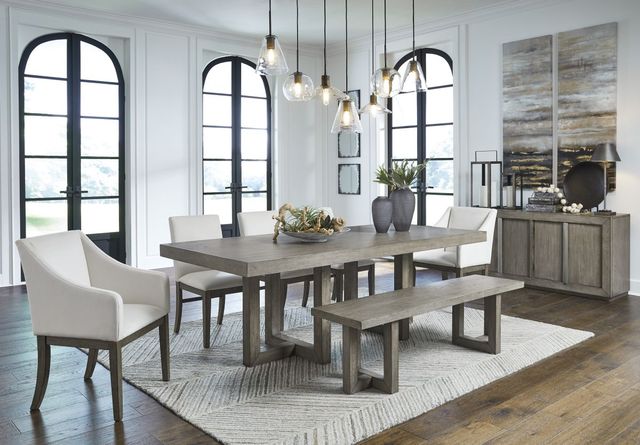 Benchcraft® Anibecca Gray Dining Table-3