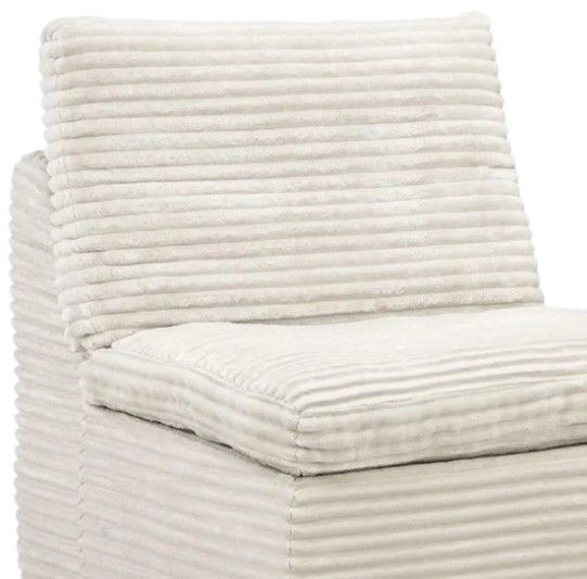 Signature Design by Ashley® Canefield Ivory Armless Chair-1