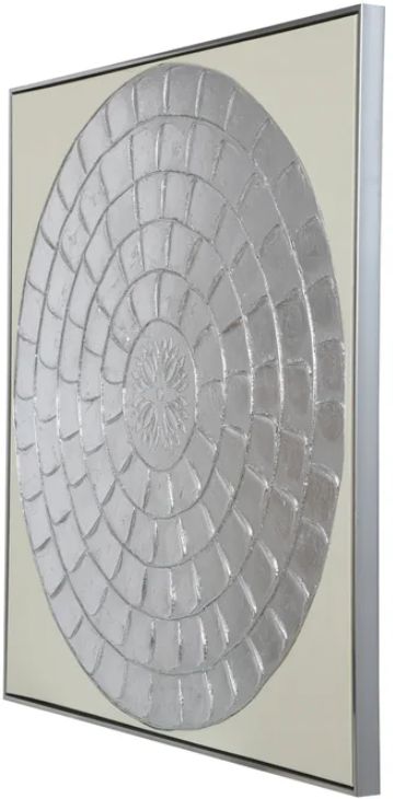 Stylecraft Silver Wheel I Wall Art-3