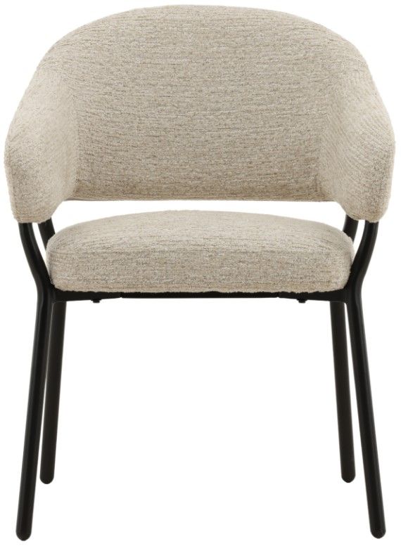 Dovetail Furniture Jory Ellery Taupe Dining Chair-1