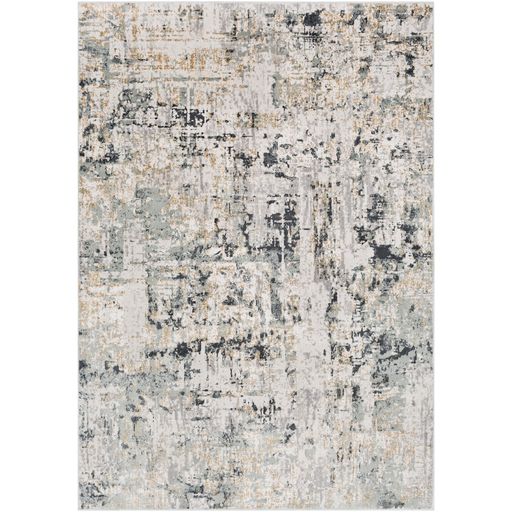 Surya Quatro Silver Gray 5'x7' Area Rug-0