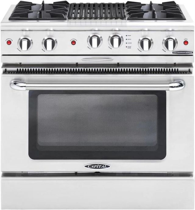 Capital Cooking™ Culinarian 36" Stainless Steel Pro Style Gas Range-0