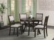 Elements International Amherst 5-Piece Gray/Walnut Dining Set-1