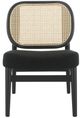 Coaster® Rayo Black Accent Chair with Padded Seat-1