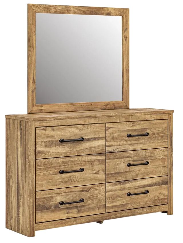 Signature Design by Ashley® Maystonna Brown Dresser and Mirror-0