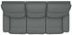 La-Z-Boy® Norris Grey Reclining Sofa-4