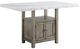 Steve Silver Co. Grayson 6-Piece Ash Gray/Driftwood/White Counter Set-2