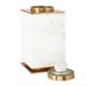 A & B Home 2-Piece Cream/Gold Decorative Canister Set-5