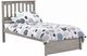 Night & Day Furniture™ Spices Bedroom K-Series Mainsail Brushed Driftwood Twin Panel Bed-0