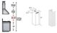 ZLINE Smooth Bright White Wooden Chimney Extension-1