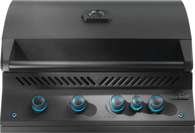 Napoleon 700 Series 5-Burner Matte Black Built In Natural Gas Grill with Infrared Rear Burner-7