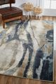 KAS Rugs Avalon Blue/Ivory Wonder 5'x8' Area Rug-4