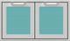 Hestan® AGAD Series 36” Bora Bora Outdoor Double Access Doors-0