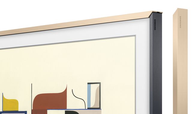 Samsung The Frame 65" Beige Customizable Bezel-1