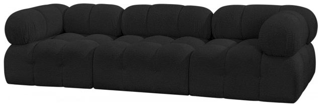 Meridian Furniture Ames 3-Piece Black 102" Sofa-3