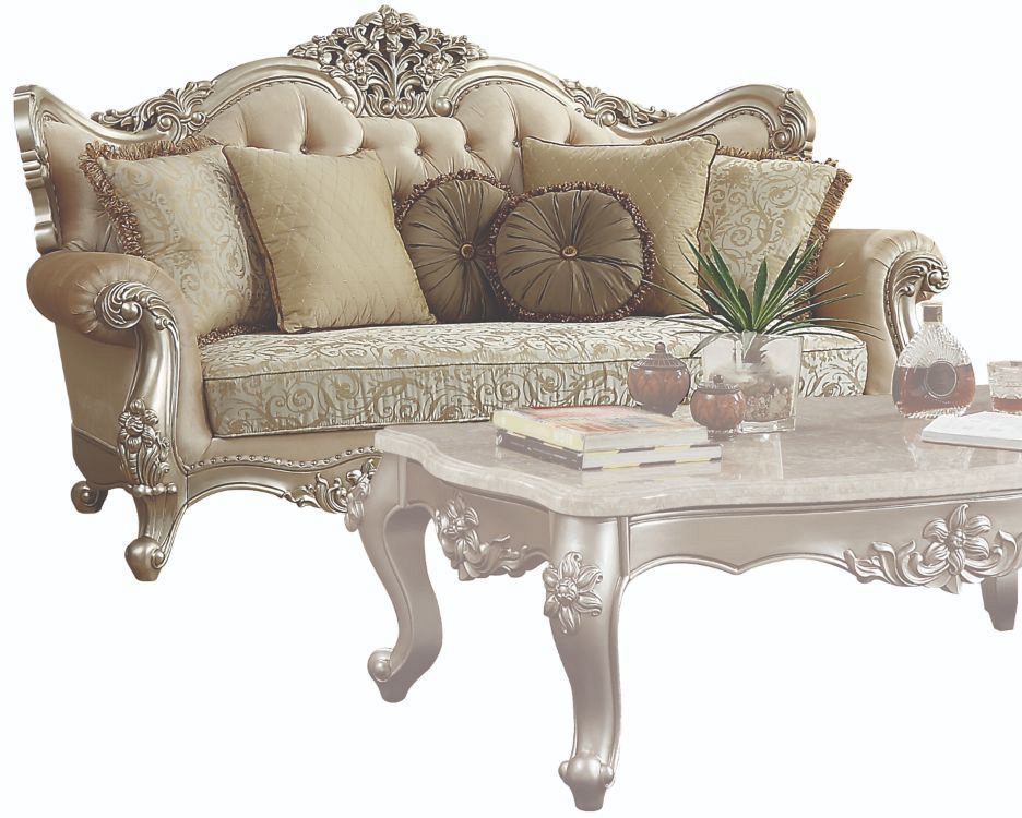 ACME Furniture Bently Champagne Sofa | Art's Home Interiors