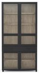 A.R.T. Furniture® Frame Black/Chesnut Display Cabinet -1