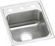 Elkay Lustertone® Classic Lustrous Satin 13" x 16" x 6-1/2" 3-Hole Single Bowl Drop-In ADA Sink-0