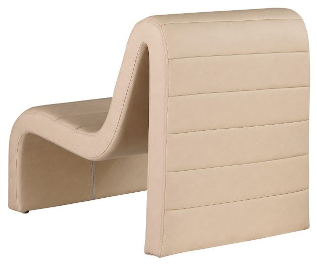 Meridian Furniture Ivy Tan Vegan Leather Accent Chair-4