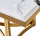 VIG Furniture Modrest Loomis Gold/White Dining Table-4