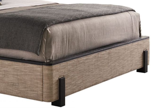 Lexington Home Zanzibar Barcelona Taupe/Tunis California King Upholstered Panel Bed-2