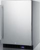 Summit® 4.7 Cu. Ft Stainless Steel Built In All-Freezer With Icemaker-1