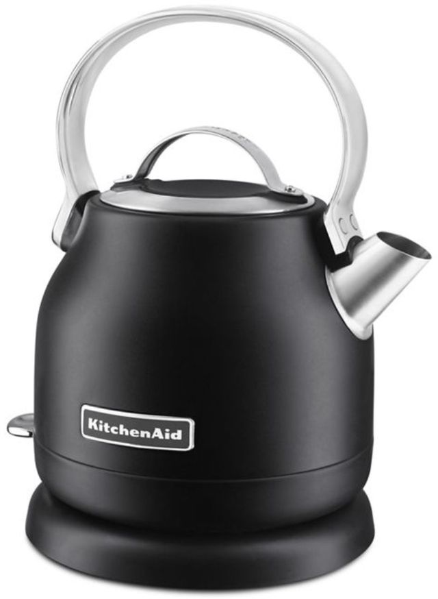KitchenAid® 1.25 L Black Matte Electric Kettle-0