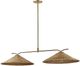Forty West Kyle Gold Bar Light Chandelier-0