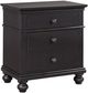 aspenhome® Oxford Black 2-Drawer Nightstand-0