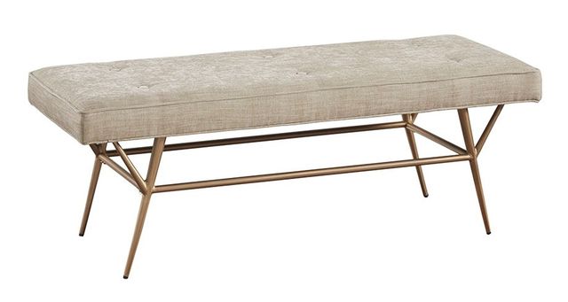 Olliix by Martha Stewart Tinsley Light Tan Accent Bench-1