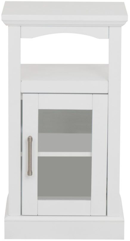 Linon Scarsdale White Demi Cabinet-2