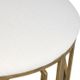 Uttermost® Trellis Crisp White Accent Stool-4