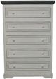 Million Dollar Rustic Oasis Weathered White Drawer Chest-0