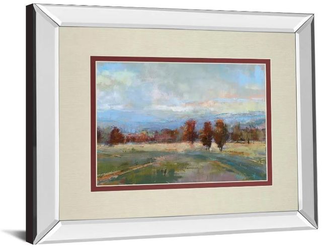 Classy Art River Run by Louis Bourne Mirror Framed Wall Art -1