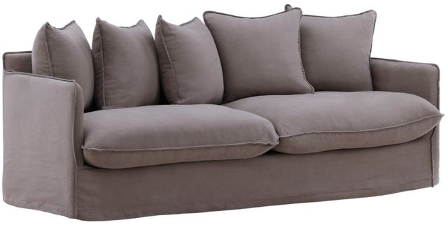 Dovetail Furniture Lexia Stone Slipcovered Sofa-0