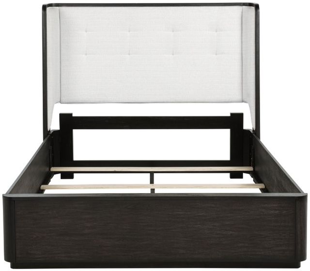 Coaster® Leandro Burnished Black California King Panel Bed -1