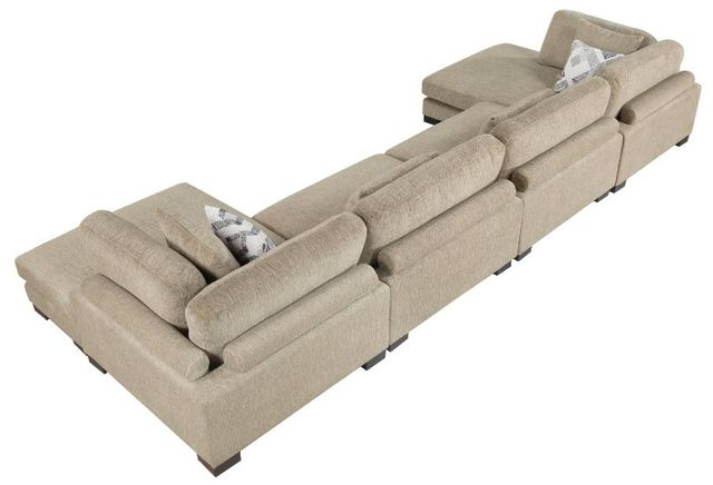 Homelegance® Tinley 4-Piece Brown Modular Sectional with Chaise-3