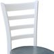 John Thomas Furniture® Dining Essentials Emily Heather Gray/White Side Chair-1