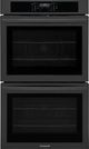 Frigidaire® 30” Black Electric Double Wall Oven with Air Fry-0