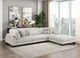 Homelegance® Tinley 4-Piece Beige Modular Sectional with Ottoman-1