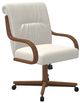 Chromcraft Customizable Denton Caster Swivel Dining Chair-2