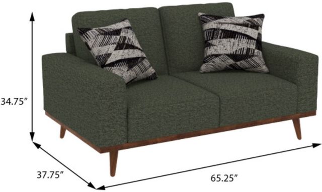 Emerald Home Heath Dark Olive Loveseat-2