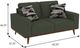 Emerald Home Heath Dark Olive Loveseat-2