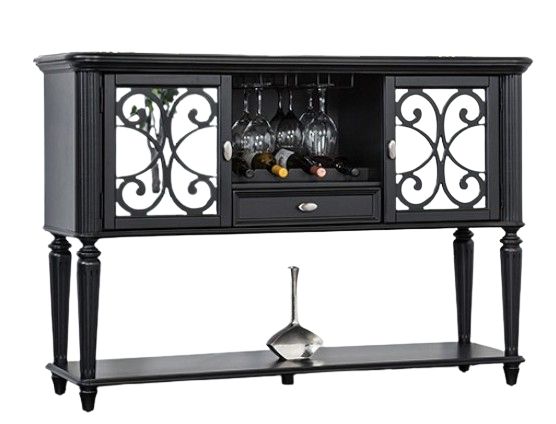 Furniture of America® Melodi Parc Black Server-0