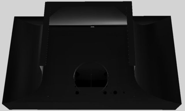 Vent-A-Hood® Designer Series 42" Black Wall Mounted Range Hood-3