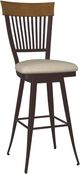 Amisco Customizable Annabelle Upholstered Swivel Bar Stool-0