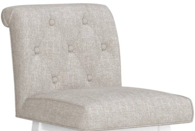 HH2 Home Uniquely Yours Oatmeal Tufted Bar Stool-1