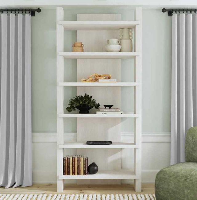 Classic Home Doku Milk White Bookcase-1