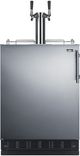 Summit® 24" Stainless Steel Cold Brew Coffee Kegerator-0